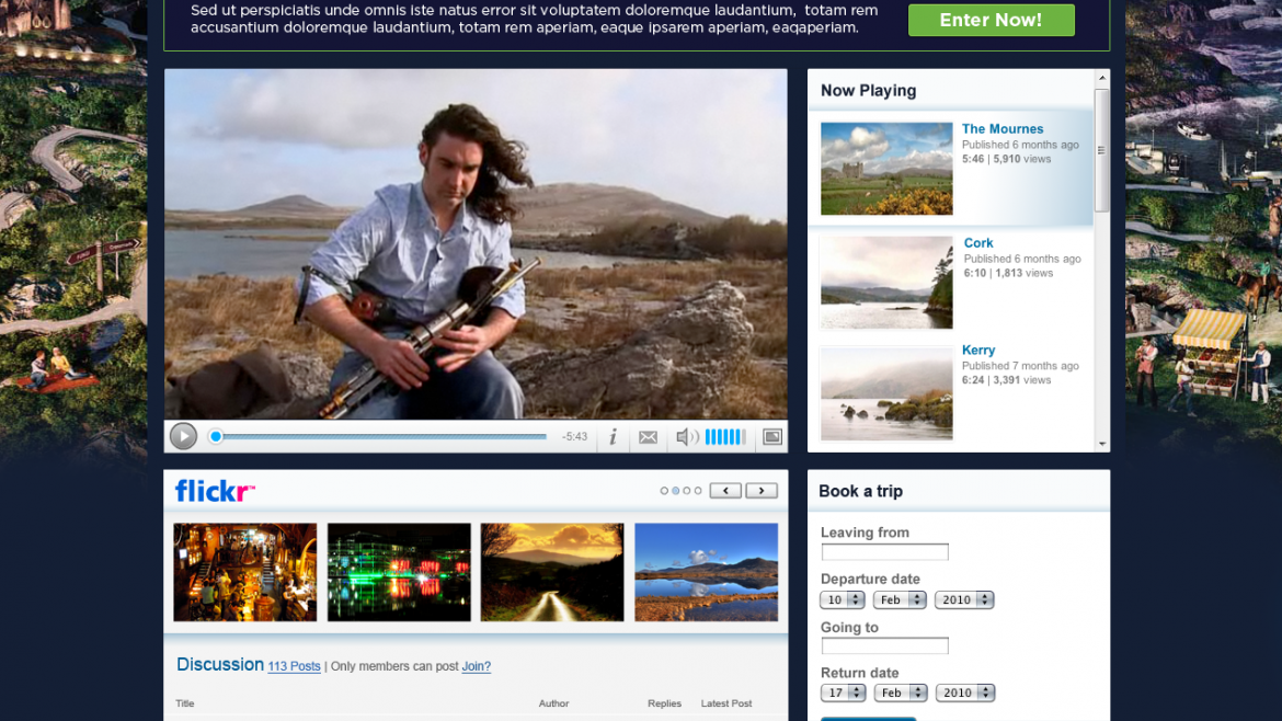 Go to Ireland – Website design & development