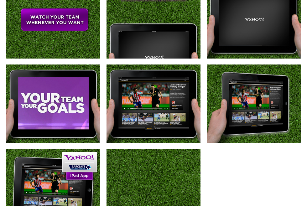 Premier League iPad App – Banner creative