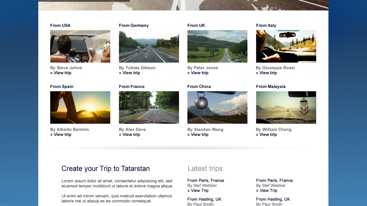 Discover Tatarstan – Microsite – Website design