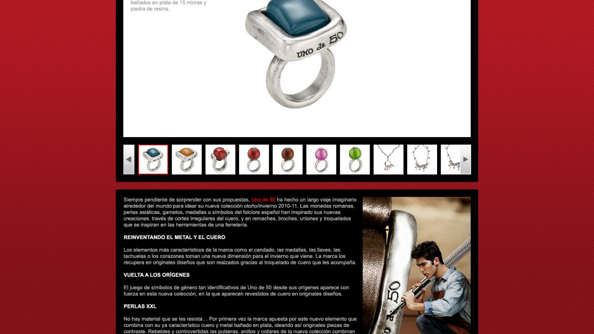 Beautiful Jewellery – Yahoo españa – Web Development & Localisation
