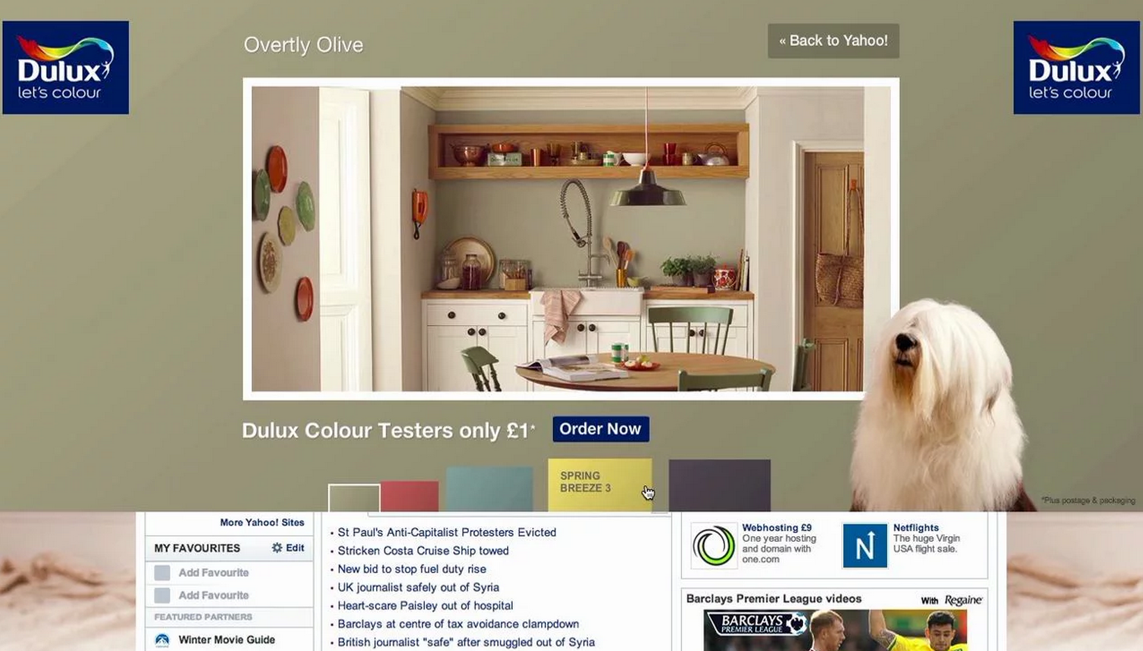 Dulux Rich Media Advertising - web design Farnborough, web design Hampshire