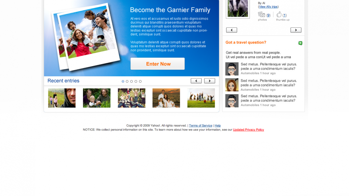 Great Family Escapes – Website designed in Farnborough