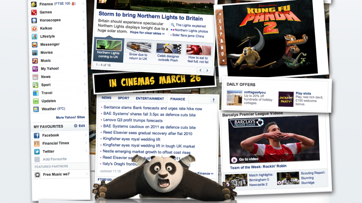 Kung Fu Panda 2 – Homepage event – Smashing – Advertising