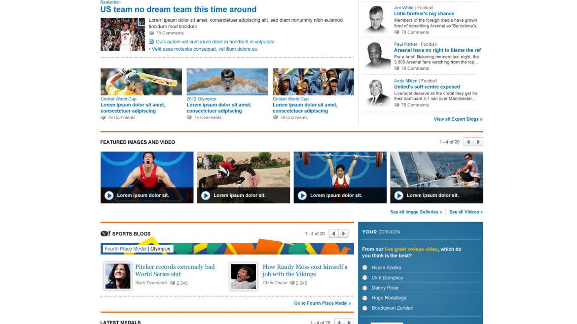 Visa Olympics – Website design in Farnborough, Hampshire